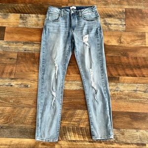 Altar'd State Light Wash Distressed Jeans